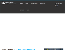 Tablet Screenshot of medialinkers.info
