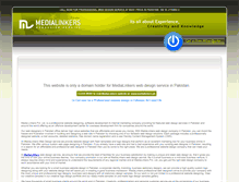 Tablet Screenshot of medialinkers.com.pk
